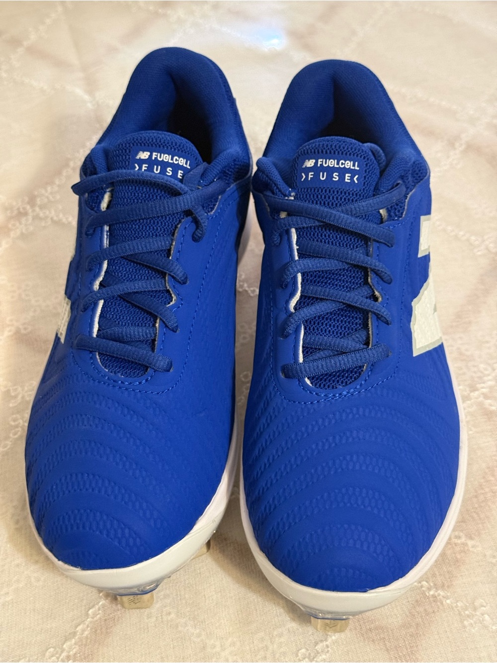 New Balance Men’s Royal Blue FuelCell Fuse Athletic Cleats